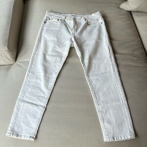 Polo Ralph Lauren Tompkins skinny crop white Jean size 30